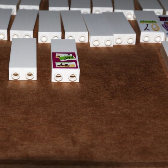 LEGO Friends columns pillars supports white 2454 2453 43888 bulk - Picture 7 of 10